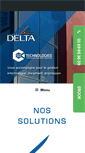 Mobile Screenshot of groupe-delta.com